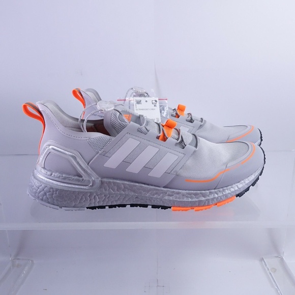 NEW adidas Ultraboost C.RDY Running Shoes Grey/Orange - Picture 3 of 7